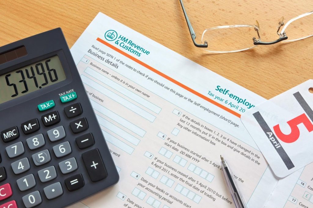 Calculator and HMRC Form