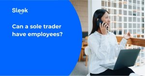 can a sole trader have employees