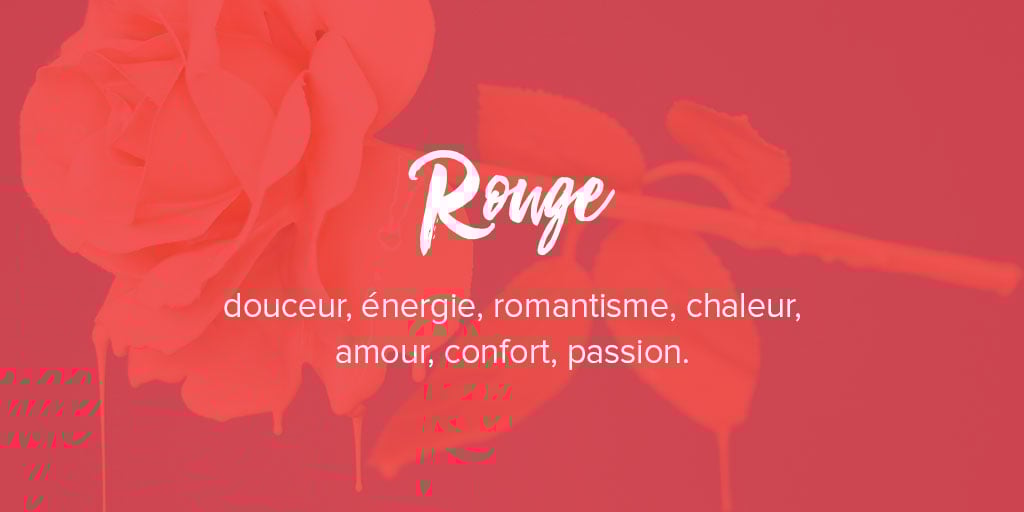 Signification de couleur rouge