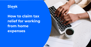 How to claim tax relief for working from home expenses cover photo