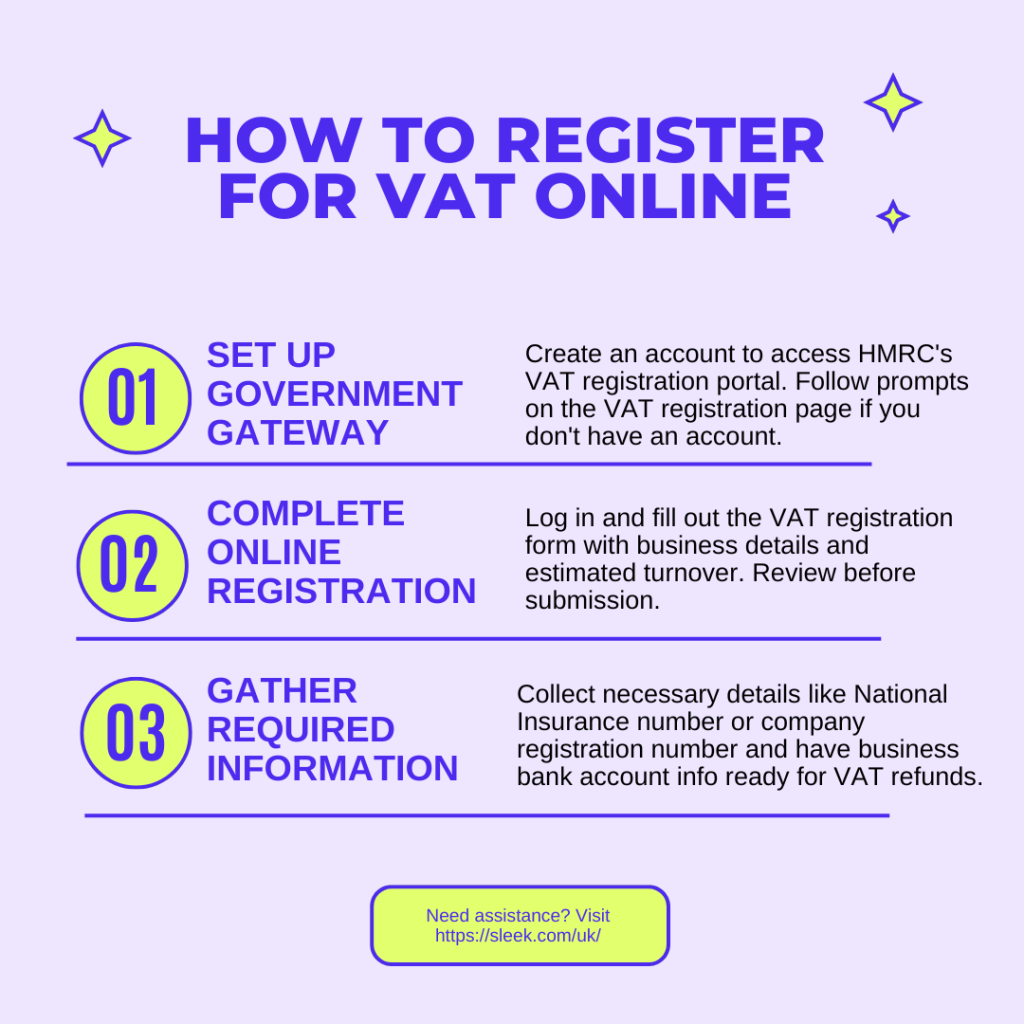 how to register for vat online